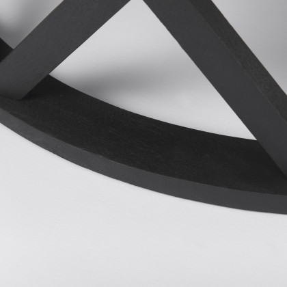 Mercana Forsey Round Coffee Table - Black, Wood