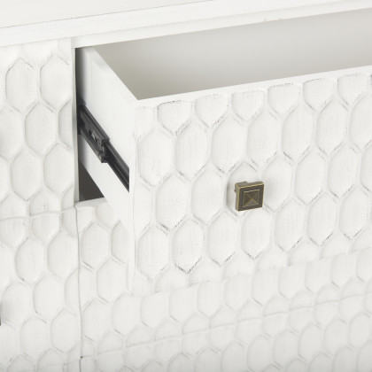 Mercana Savannah Sideboard - White/Gold, Manufactured Wood