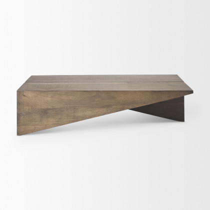 Mercana - West Coffee Table in Brown, Solid Wood