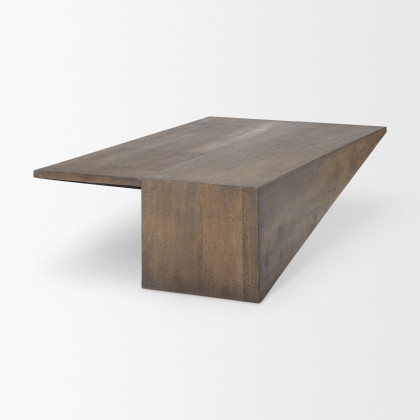 Mercana - West Coffee Table in Brown, Solid Wood