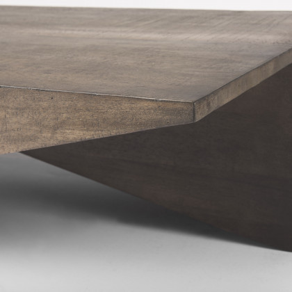 Mercana - West Coffee Table in Brown, Solid Wood