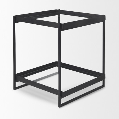 Mercana - Trey Accent Table in Black, Metal
