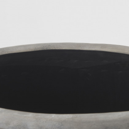 Mercana Zuma Ceramic Floor Vase - Light Gray