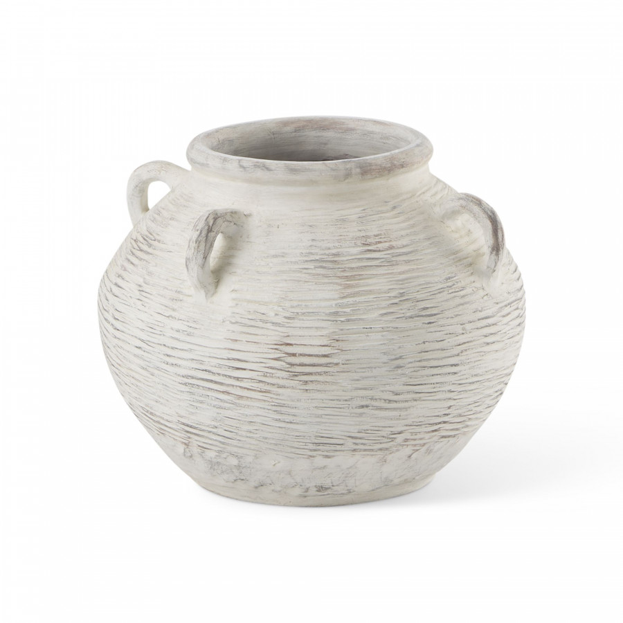 Mercana Misha Small Ceramic Floor Vase - Cream