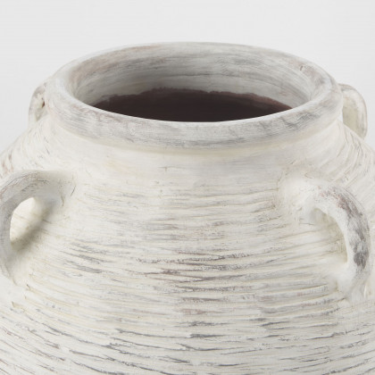 Mercana Misha Small Ceramic Floor Vase - Cream