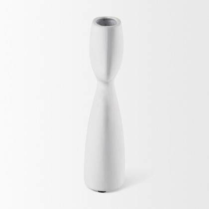 Mercana Rylee Vase - White, H12"