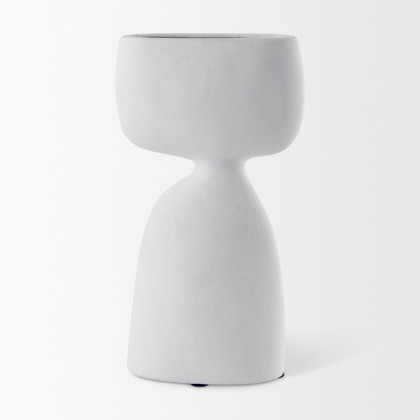 Mercana Rylee Vase - White, H12"
