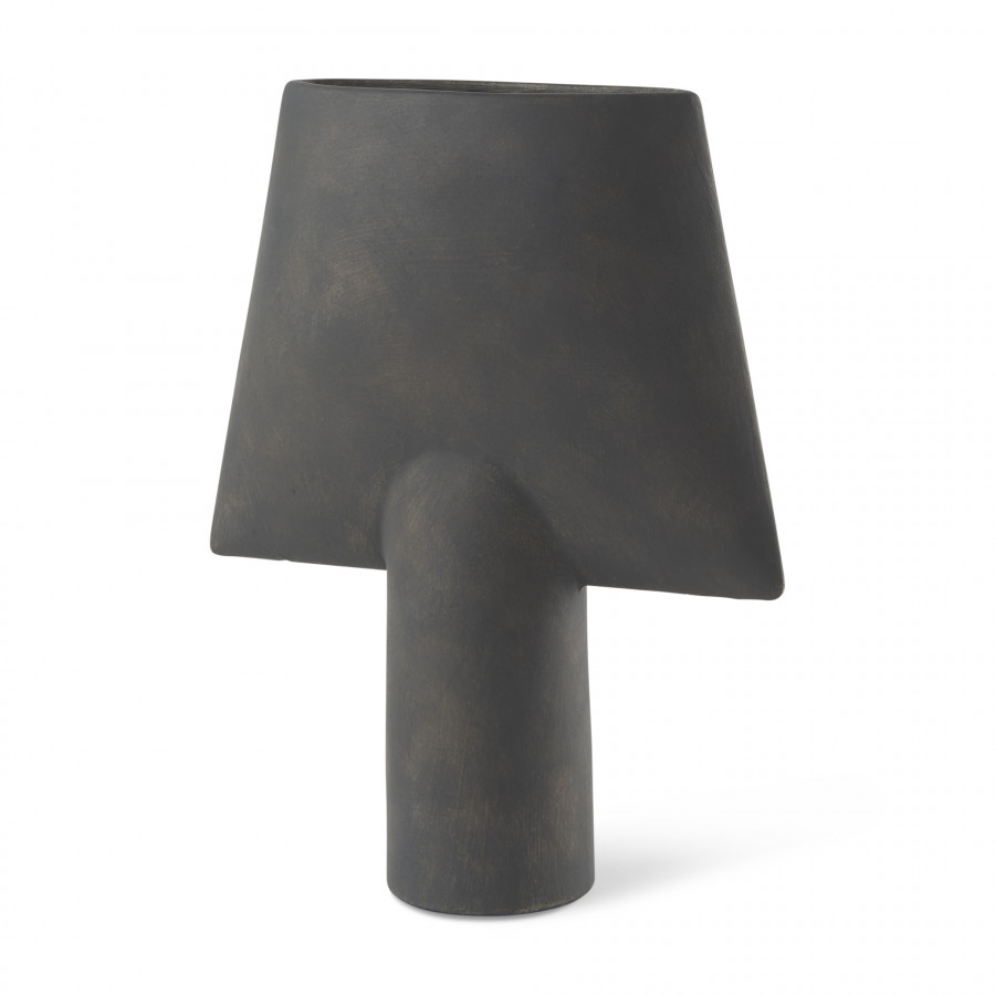 Mercana Rylee Vase - Dark Brown, H13"