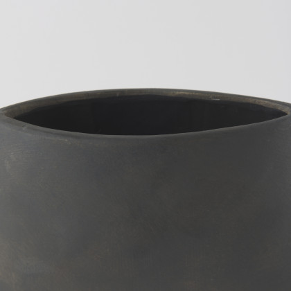 Mercana Rylee Vase - Dark Brown, H13"