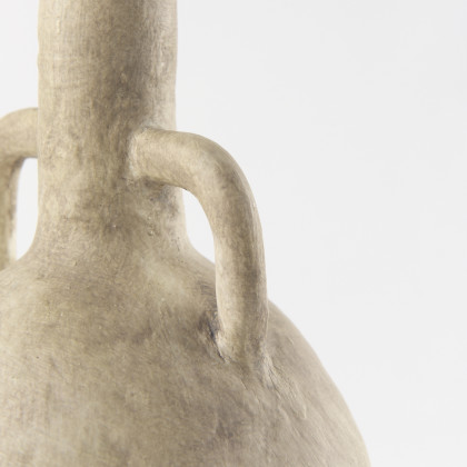 Mercana Zenni Vase - Beige, H12"