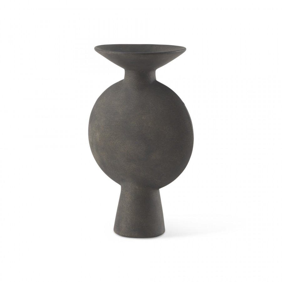 Mercana Kaz Vase - Brown, H11"