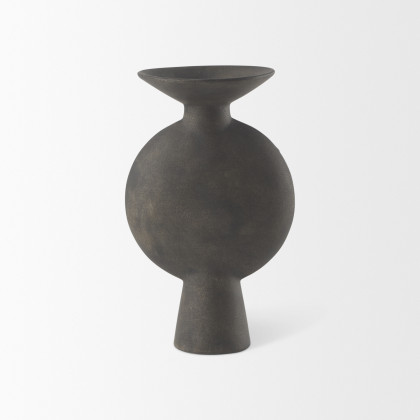 Mercana Kaz Vase - Brown, H11"