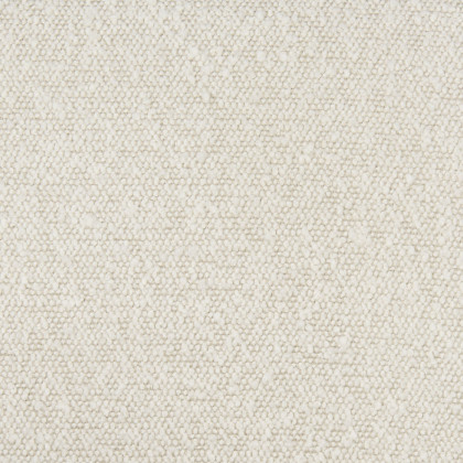 Mercana Ashton Accent Chair with Brown Wood Legs - Cream/Brown, Boucle Fabric