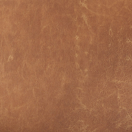 Mercana Ashton Accent Chair with Light Wood Legs - Brown, Faux Leather