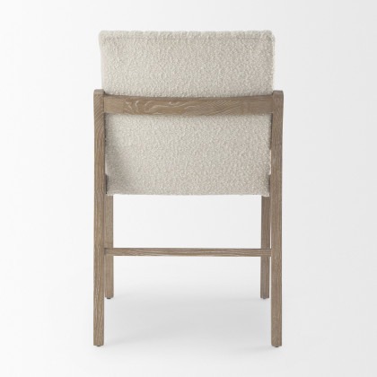 Mercana Tahoe Dining Chair - Brown/White, Wood