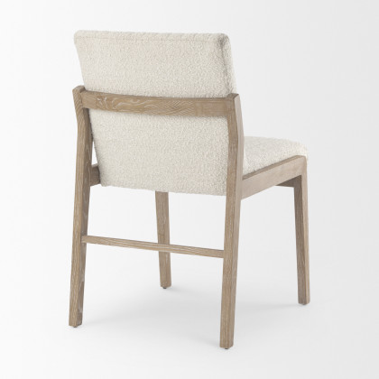 Mercana Tahoe Dining Chair - Brown/White, Wood