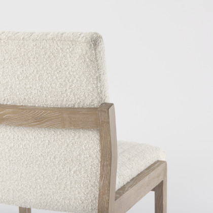Mercana Tahoe Dining Chair - Brown/White, Wood