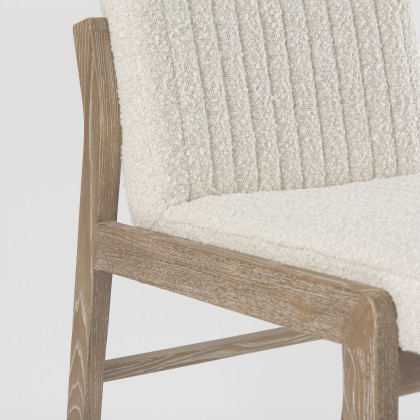 Mercana Tahoe Dining Chair - Brown/White, Wood