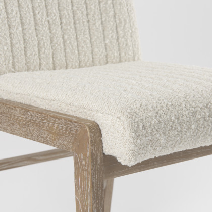 Mercana Tahoe Dining Chair - Brown/White, Wood