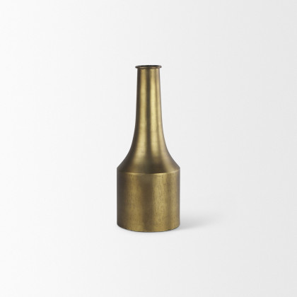 Mercana Aubrey Small Iron Flower Jug Vase - Gold
