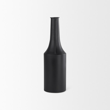 Mercana Aubrey Medium Iron Flower Jug Vase - Black