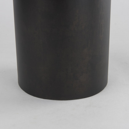 Mercana Aubrey Large Iron Flower Vase - Black