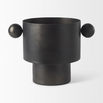 Mercana Juno Vase - Antique Black, H6,5"