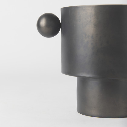 Mercana Juno Vase - Antique Black, H6,5"