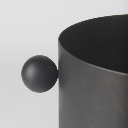 Mercana Juno Vase - Antique Black, H8,5"
