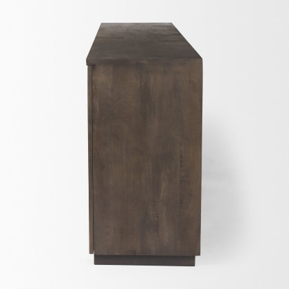 Mercana - West Sideboard in Brown, Solid Wood