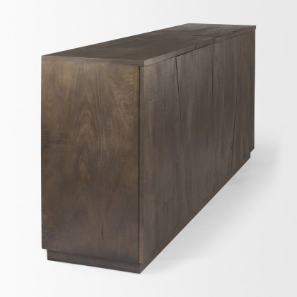 Mercana - West Sideboard in Brown, Solid Wood