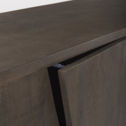 Mercana - West Sideboard in Brown, Solid Wood
