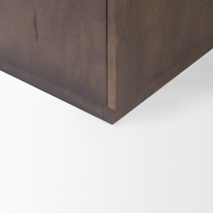 Mercana - West Sideboard in Brown, Solid Wood