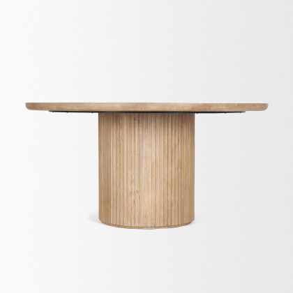 Mercana Terra Round Dining Table - Light Brown