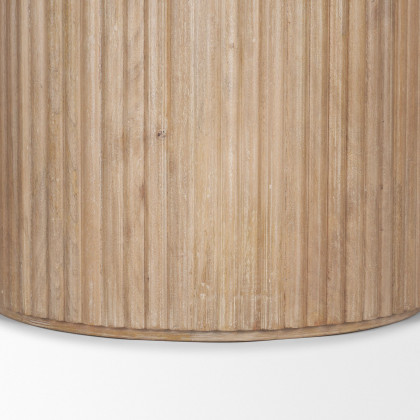 Mercana Terra Round Dining Table - Light Brown