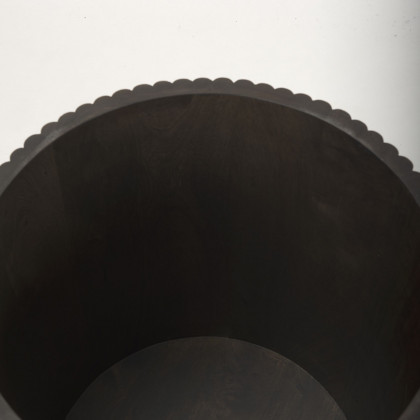 Mercana Terra Round End Table - Dark Brown