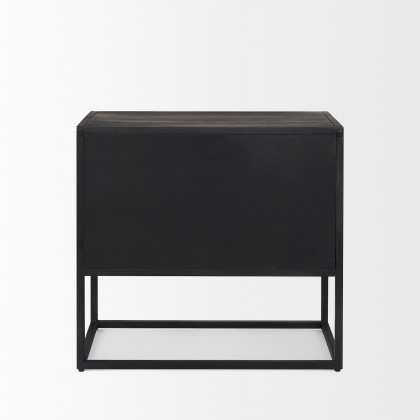 Mercana - Sloan End Table in Black, Metal