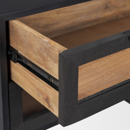 Mercana - Sloan End Table in Black, Metal