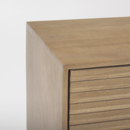 Mercana - Sable Accent Cabinet in Brown, Solid Wood