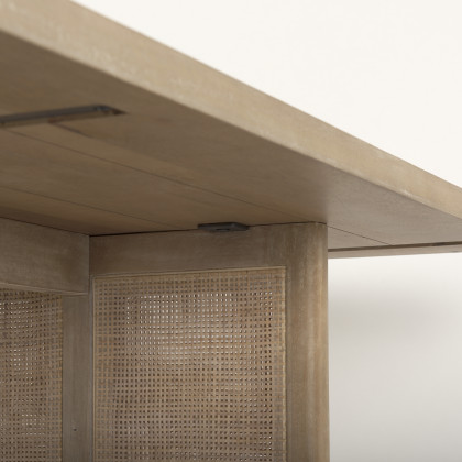 Mercana Grier Dining Table - Light Brown
