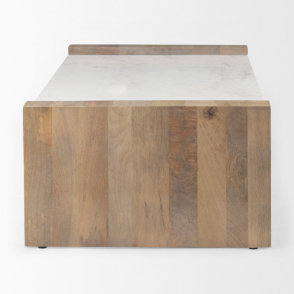 Mercana - Athens Coffee Table in Brown, Solid Wood