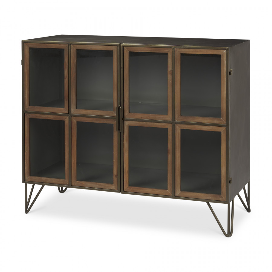 Mercana - Pandora Accent Cabinet in Brown, Iron