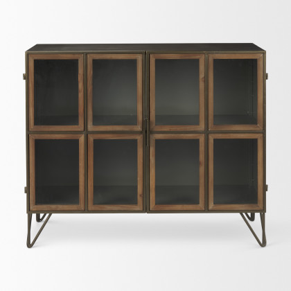 Mercana - Pandora Accent Cabinet in Brown, Iron