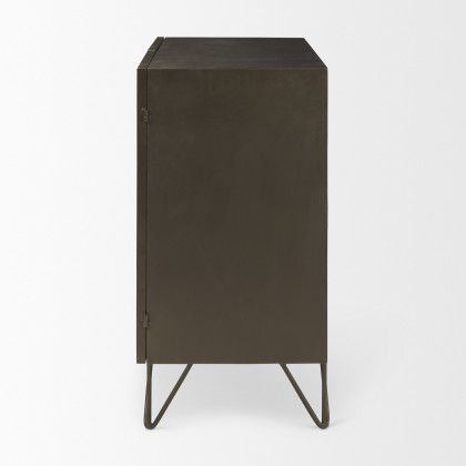 Mercana - Pandora Accent Cabinet in Brown, Iron