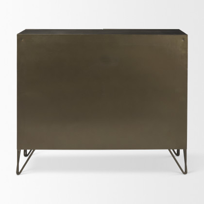 Mercana - Pandora Accent Cabinet in Brown, Iron