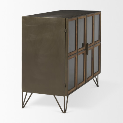 Mercana - Pandora Accent Cabinet in Brown, Iron