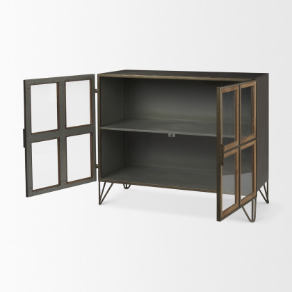 Mercana - Pandora Accent Cabinet in Brown, Iron
