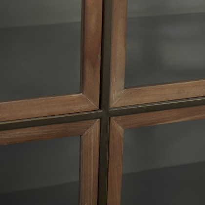 Mercana - Pandora Accent Cabinet in Brown, Iron