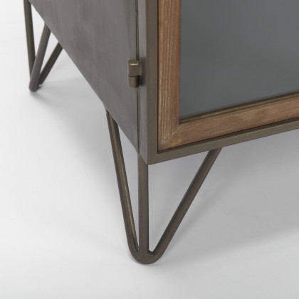 Mercana - Pandora Accent Cabinet in Brown, Iron