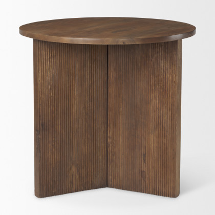 Mercana Enzo Accent Table - Brown, Wood